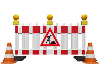 Baustelle Zaun