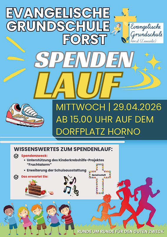 Plakat Spendenlauf 26