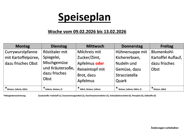 Speiseplan 17 8