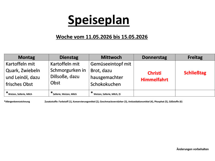 Speiseplan 20 1