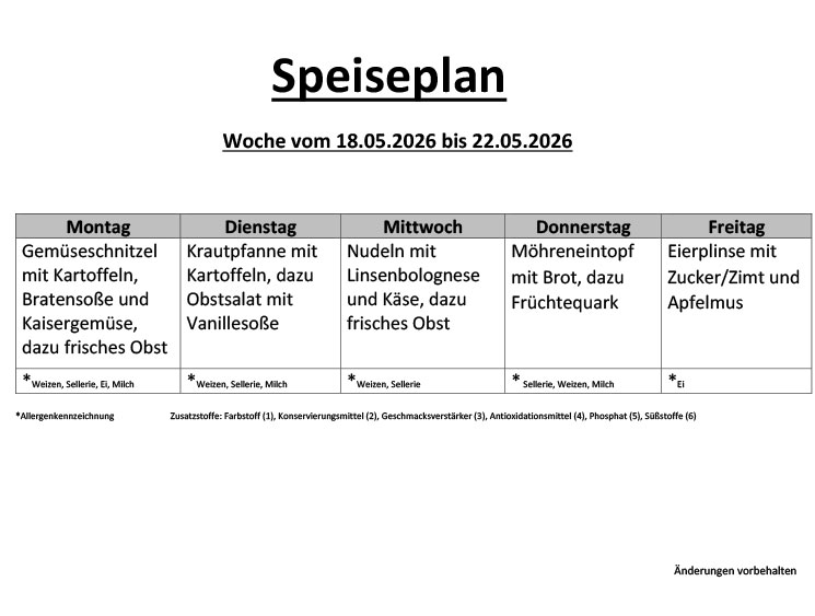Speiseplan 20 1