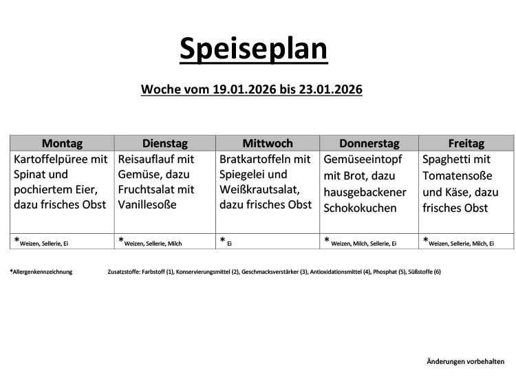 Speiseplan 20 1