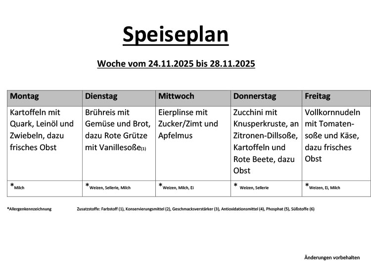 Speiseplan 20 1