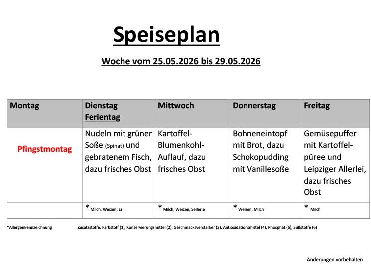 Speiseplan 20 1