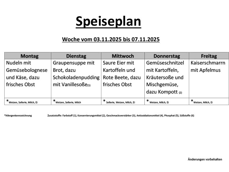 Speiseplan 20 1