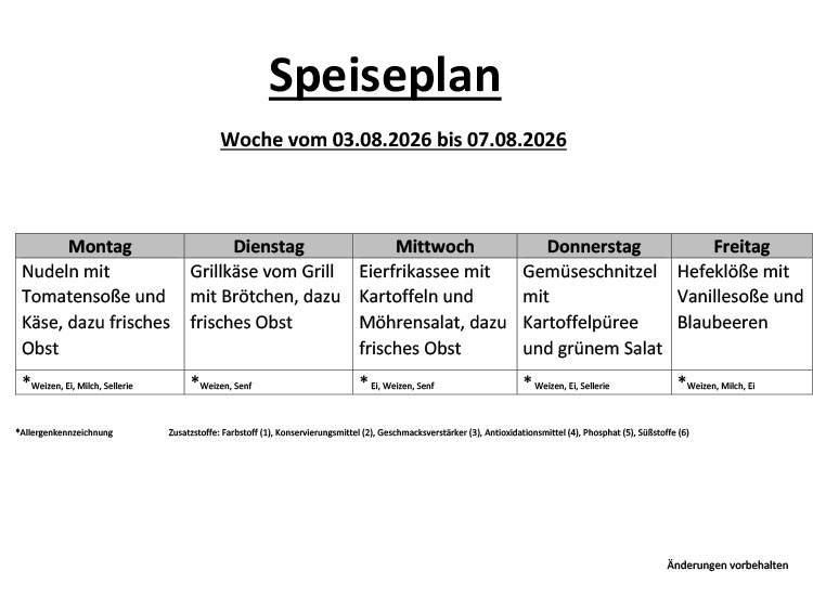 Speiseplan 20 1