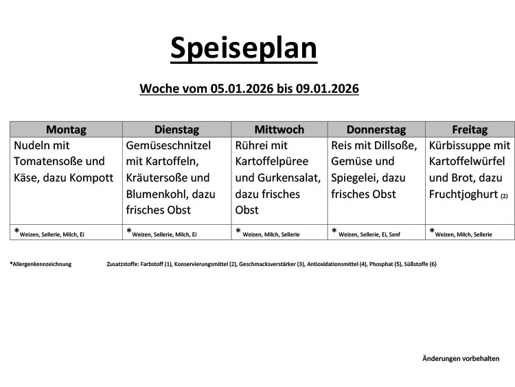 Speiseplan 20 1