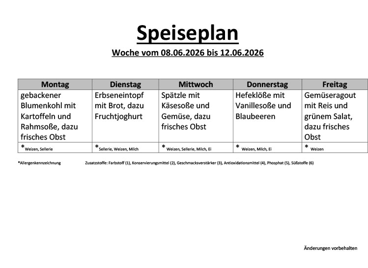 Speiseplan 20 1