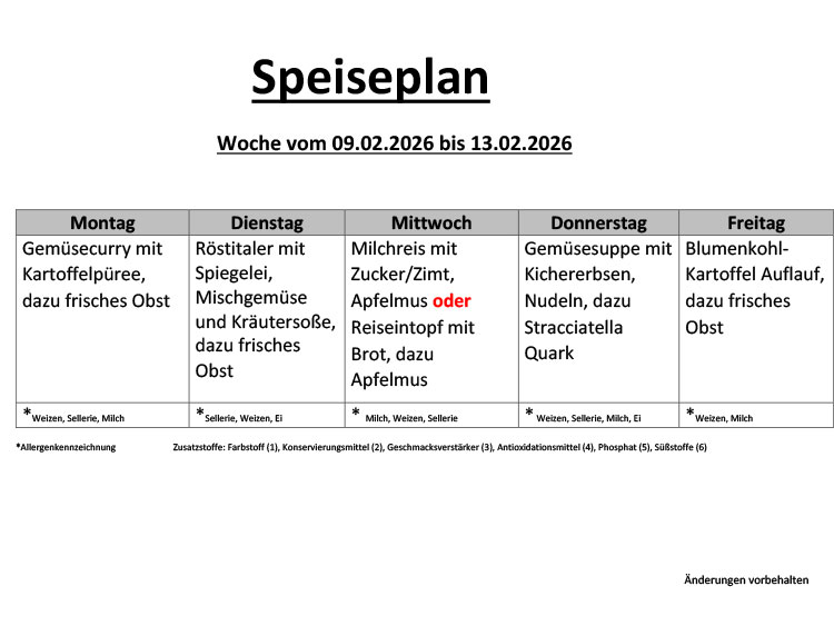 Speiseplan 20 1